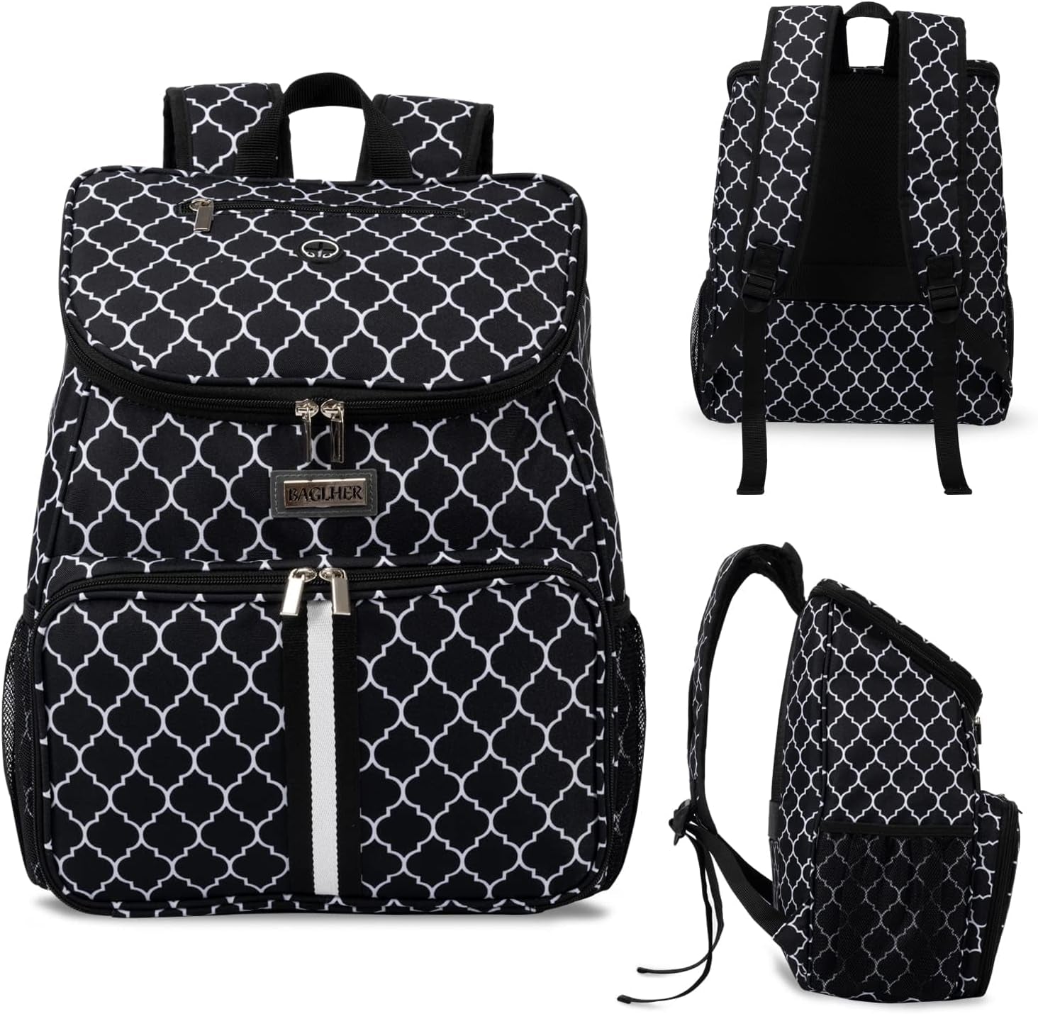 Dog Travel Backpack - Airline Approved Pet Carrier with Silicone Collapsible Bowls and Food Baskets