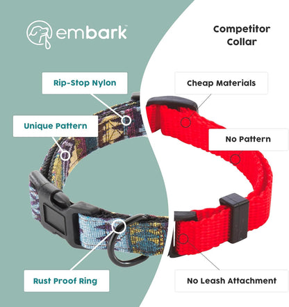 Embark Dog Collar - Adjustable Heavy Duty Outdoor Pet Training Collar