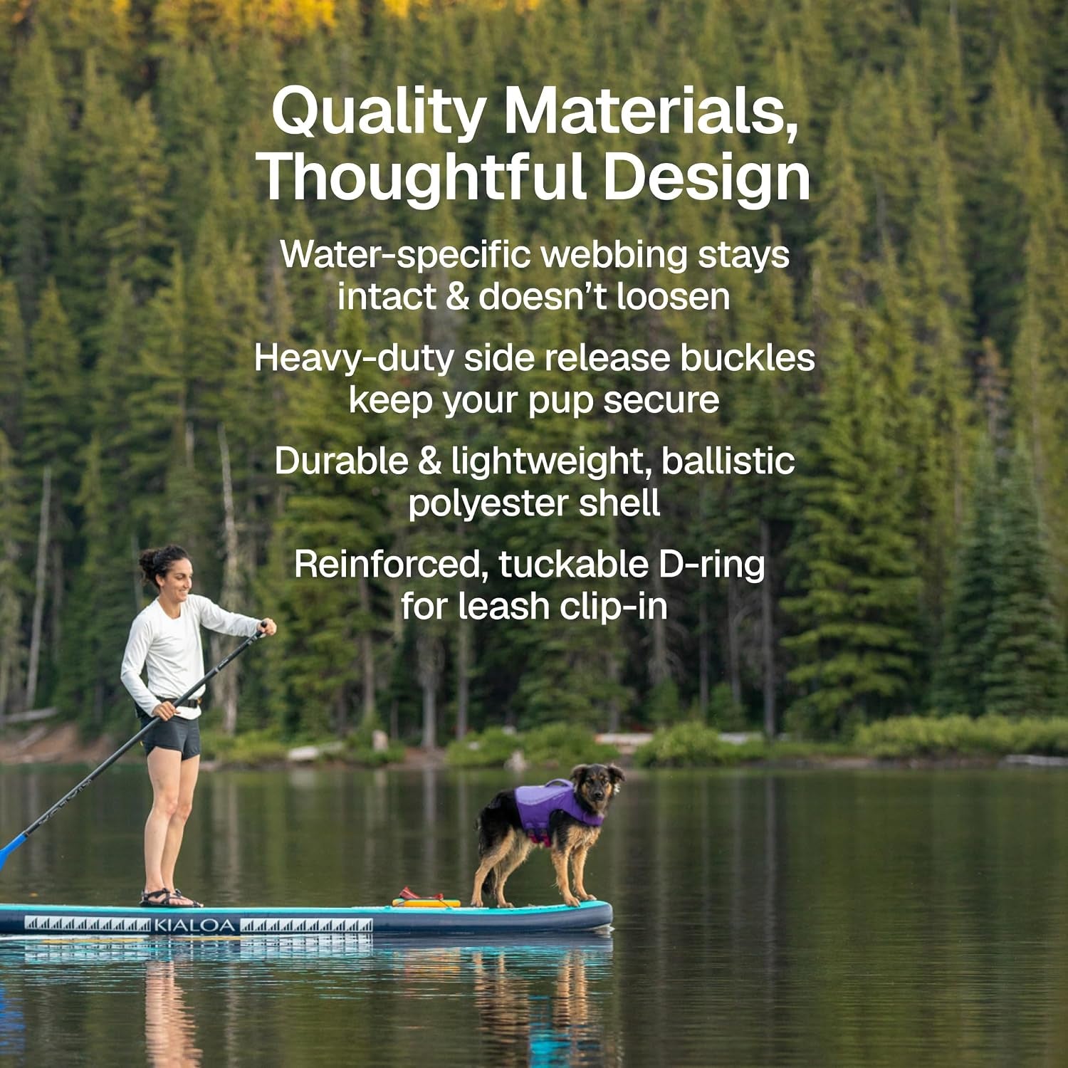 , Float Coat Dog Life Jacket, Premium Buoyancy Swim Vest with Lift Handle, Secure Fit & Reflective Trim, Adjustable Flotation for Swimming, Boating, & Outdoor Adventures, Deep Blue, Small