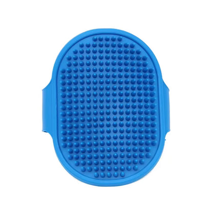 Pet Bath Brush Massage Gloves Cat Dog Grooming Comb Deshedding Tool Waterproof Soft Bristle Cleaning Supplies for Shedding Hair