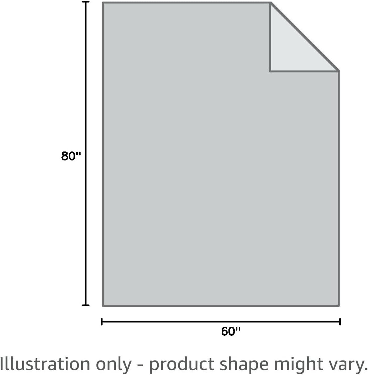 Dog Blanket for Large Medium Pets Cats, 80X60 Twin XL, Solid Gray